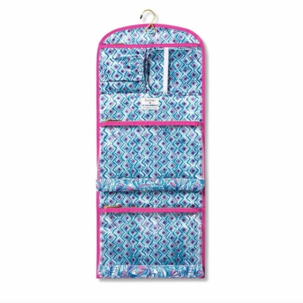 Lilly Pulitzer Blue & Pink Hanging Toiletry Bag - Lilly Pulitzer for Target